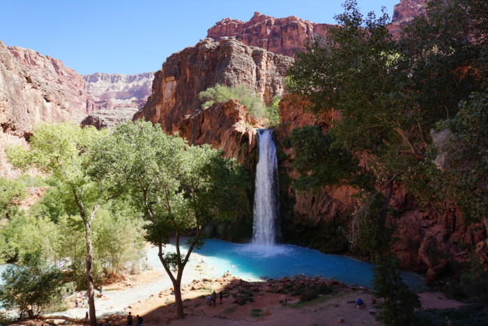 Havasu Falls is one of the stops on a havasu falls backpacking trip