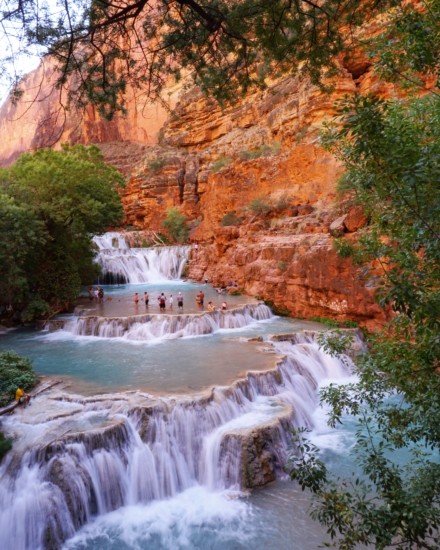 beaver falls, one of the waterfall stops on how to plan a trip to havasu falls