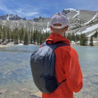 Matador Freefly 16 Ultralight Daypack at a mountain trail