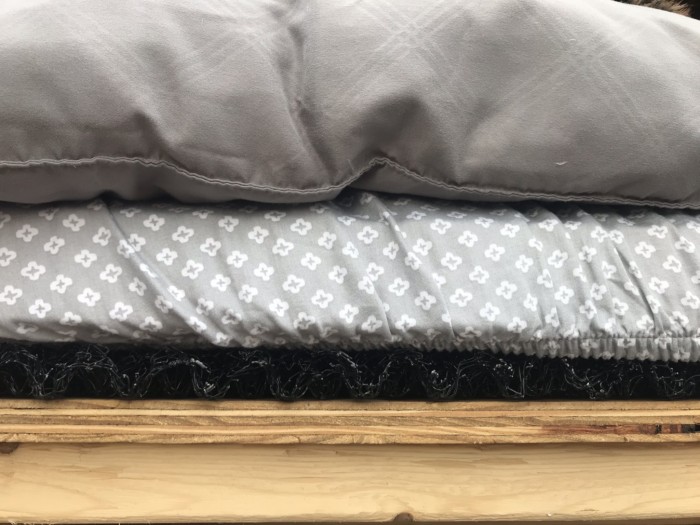 mattress and hypervent layers