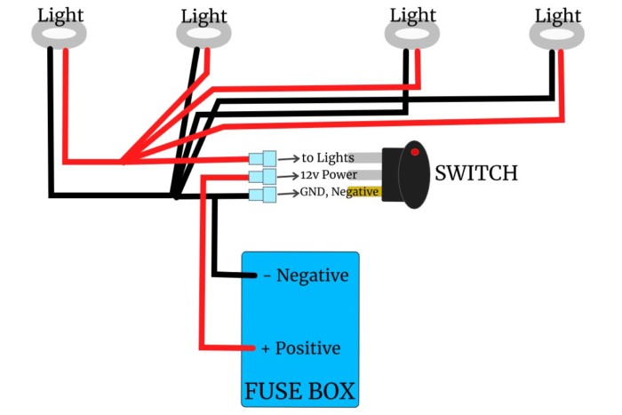 How To Install 12-Volt Recessed Lights In A Camper Van - tworoamingsouls  Dual Rv Light Wiring Diagram    tworoamingsouls