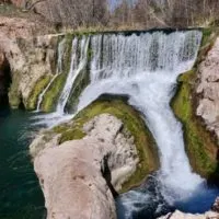 Fossil Creek Dam Falls.