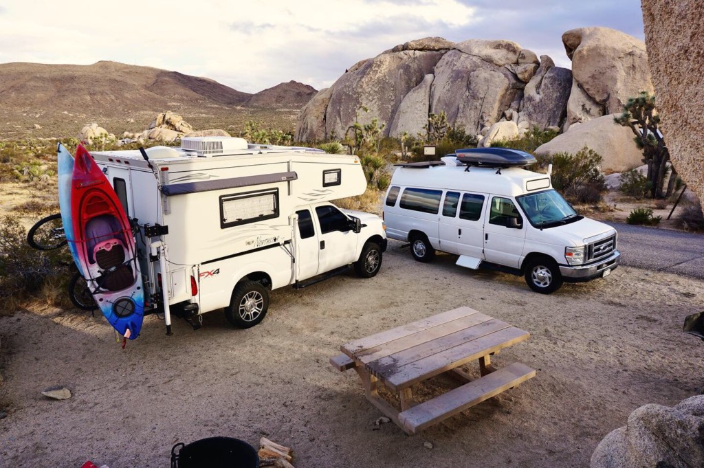 Campervans and Truck Campers are two of the best vehicles to live in