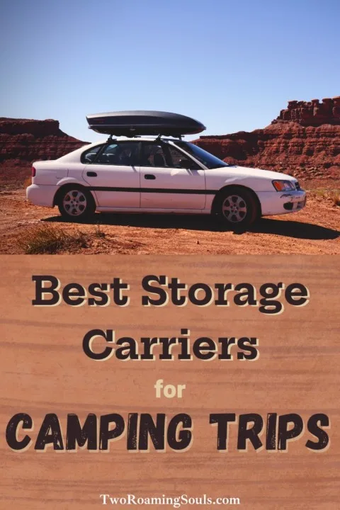 Best Storage Options for Camping and Road Trips Pin