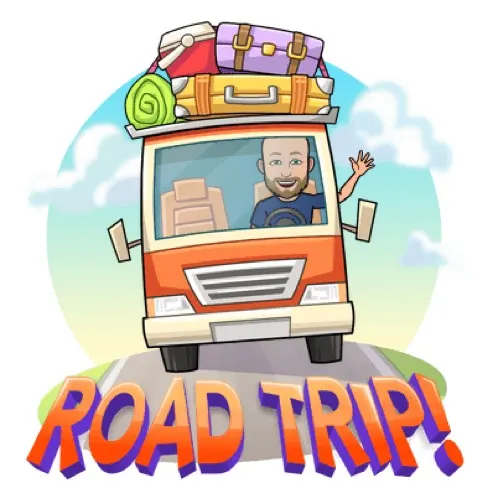 Road Trip Cartoon Image