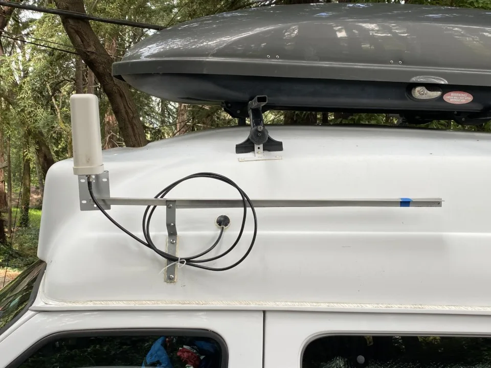 a DIY mount of a WeBoost extension