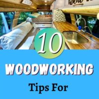 10 Woodworking Tips for Van Conversions Pin