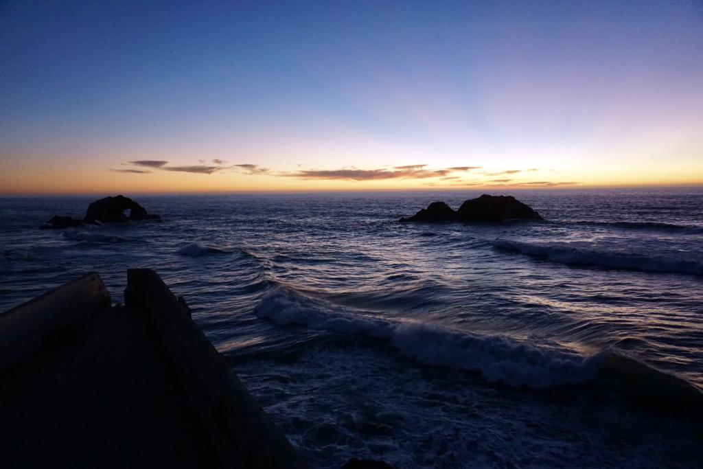 Viewpoint from the Sutro Baths at Lands End Coastal Lookout