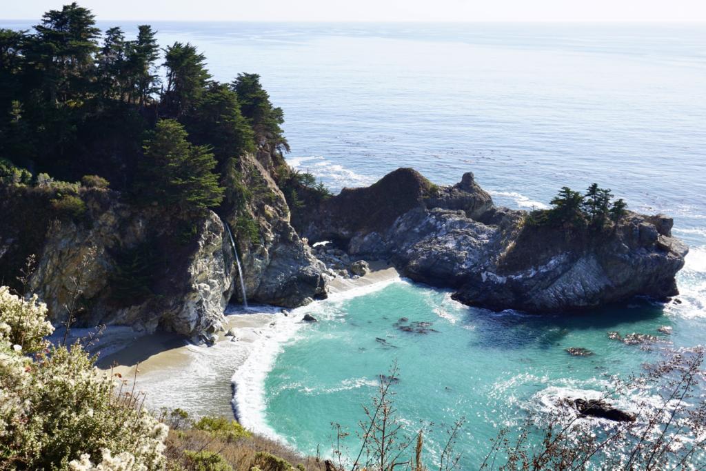 McWay Falls Right Off The Pacific Coast Highway