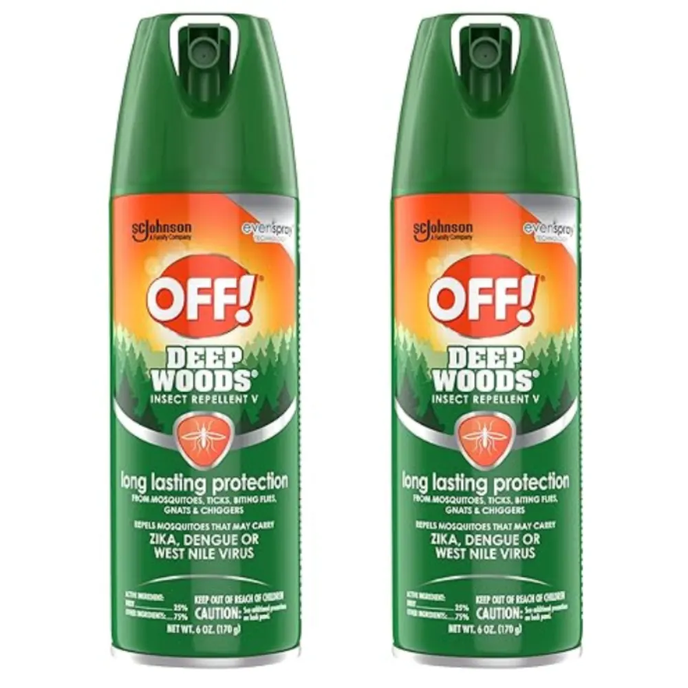  Off Deep Woods Insect Repellent 6 Ounce Spray (2 Pack) 