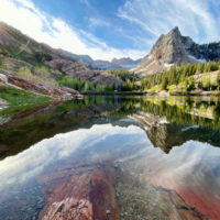 Sunrise at Lake Blanche