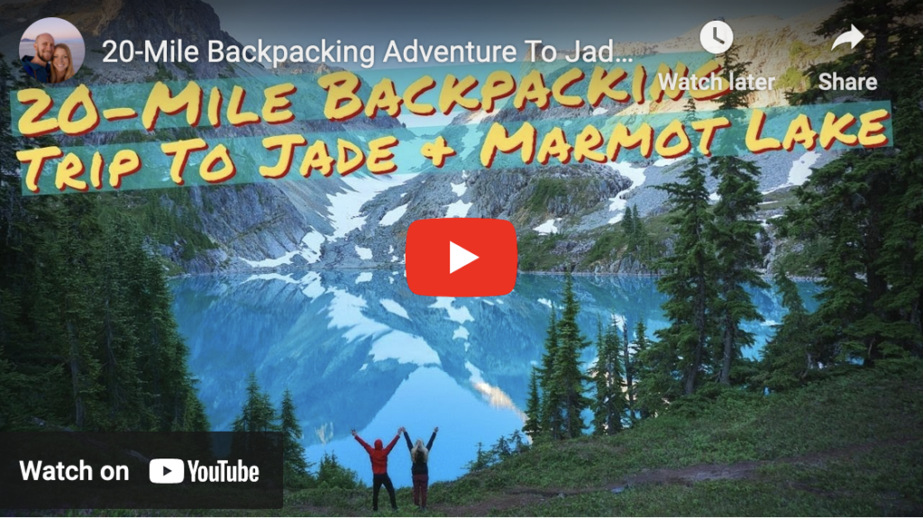 screenshot of Two Roaming Souls Youtube Video: Jade Lake & Marmot Lake