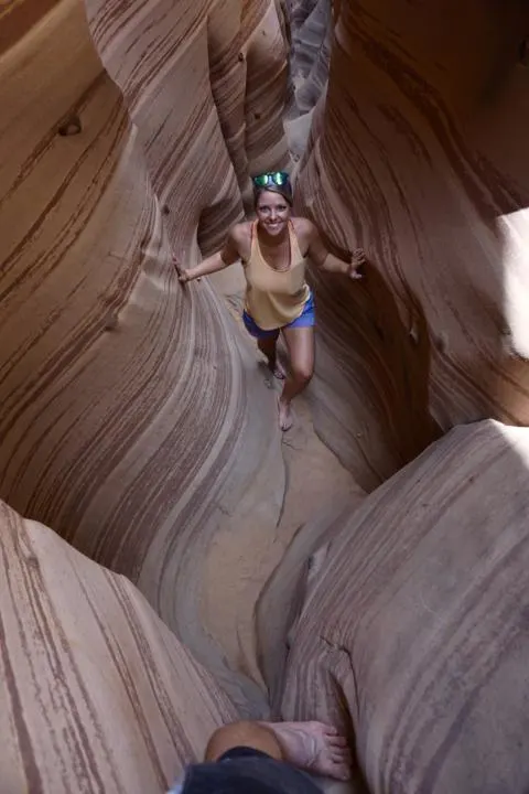 zebra slot canyon is one of the best slot canyons in utah