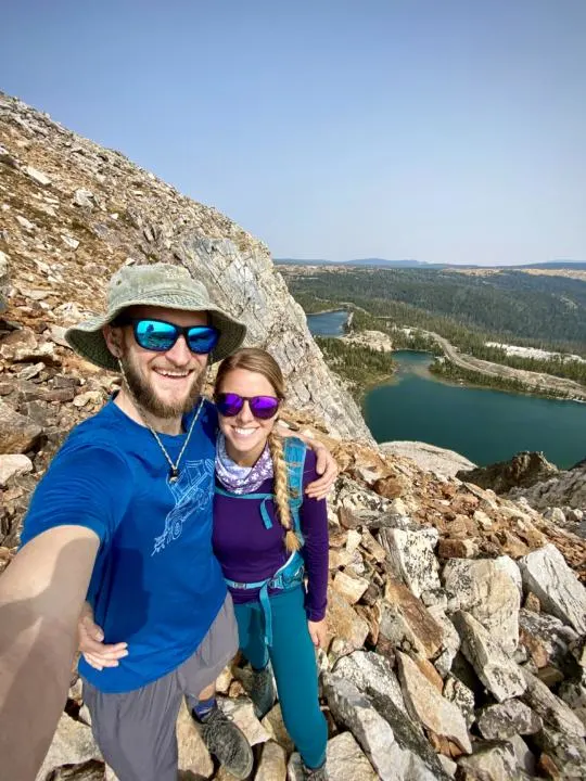 Us On The Home Stretch Of Medicine Bow Peak Trail