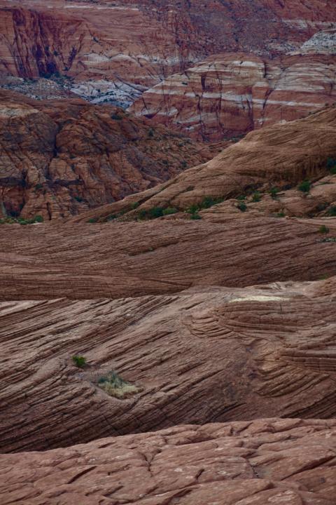 The multiple layers of Petrified Dunes in Snow Canyon State Park