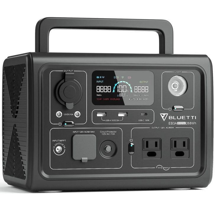 Bluetti EB3A is the best value small Portable Power Station