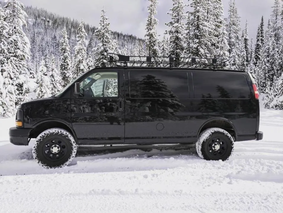 A Chevy Express AWD vans with 4x4 or AWD