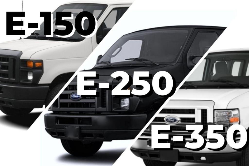 Ford e250 van store weight