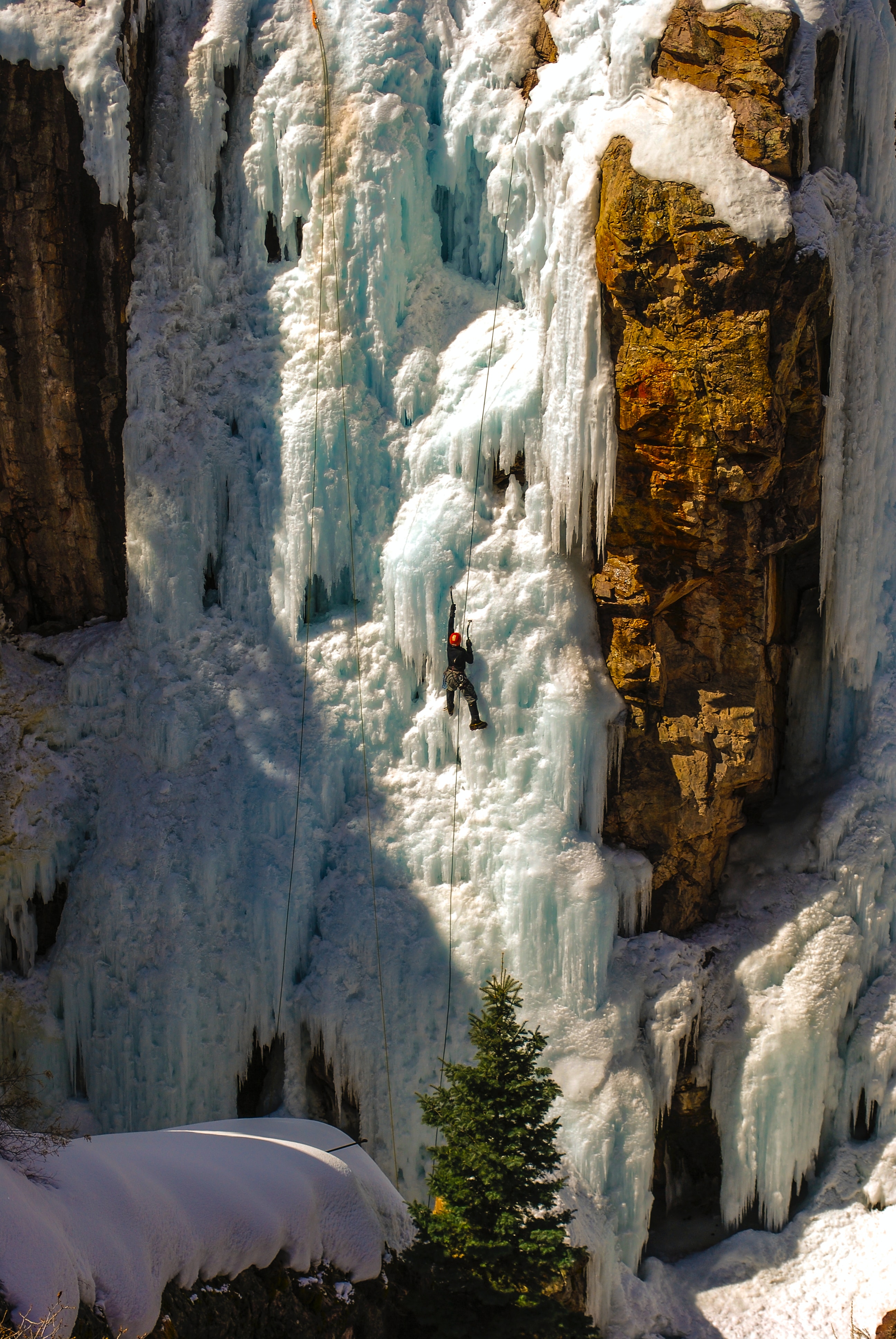 climbing at the Ouray Ice Park is one of the best things to do in Ouray, CO