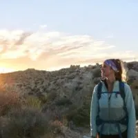 Emily Hiking On Our Joshua Tree National Park 2-Day Itinerary