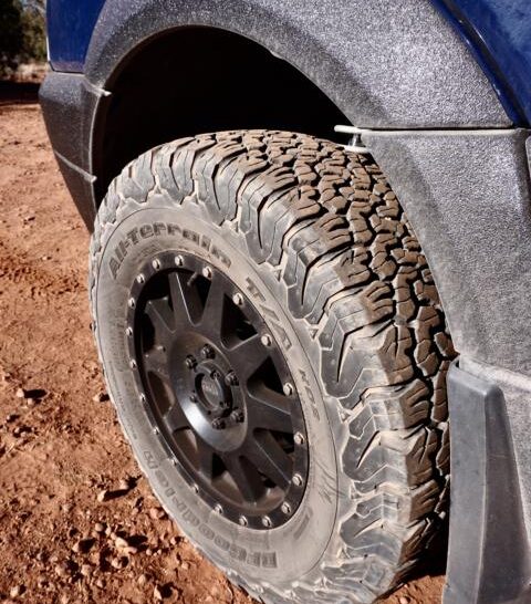 BF Goodrich T/A KO2s are one of the best tires for campervans.