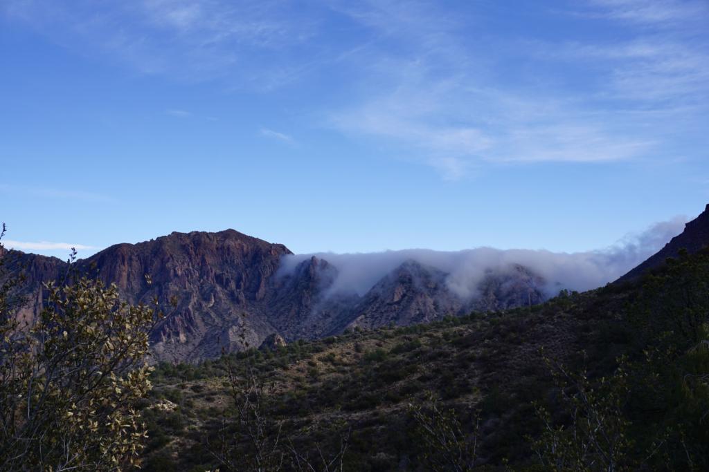 Clouds Rolling Over Chisos Basin in Big Bend National Park