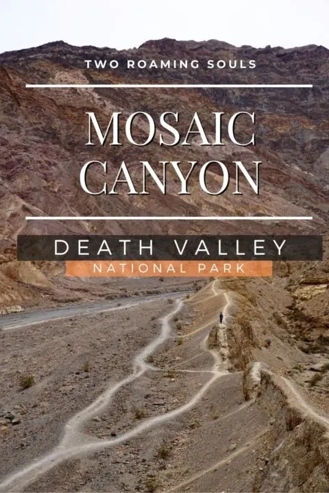 Mosaic Canyon Death Valley Pin