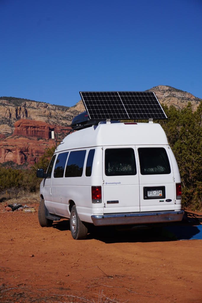 DIY Solar Panel Tilt Mount For A Campervan or RV - tworoamingsouls