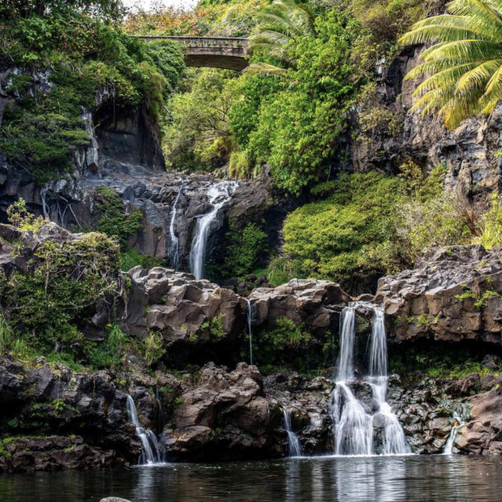 Oheo Gulch (AKA Seven Sacred Pools) on the Road to Hana in Maui.