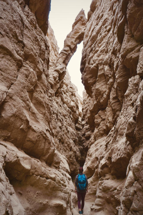 The Slot is one of the best slot canyon hikes in Southern California