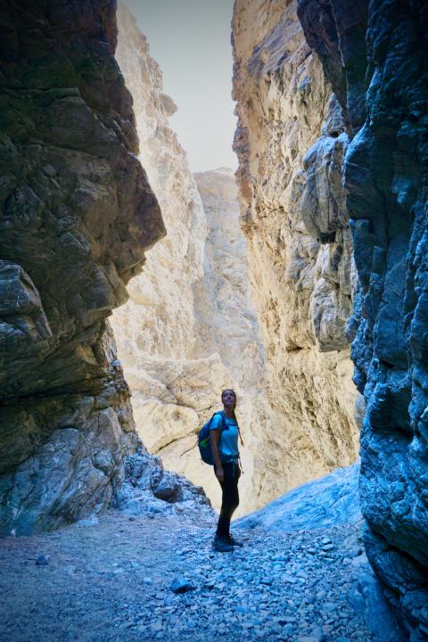 Painted Canyon is one of the best slot canyon hikes in Southern California