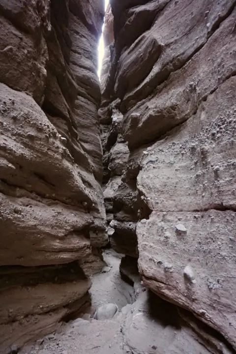 Ladder Canyon and Painted Canyon is one of the best slot canyon hikes in Southern California