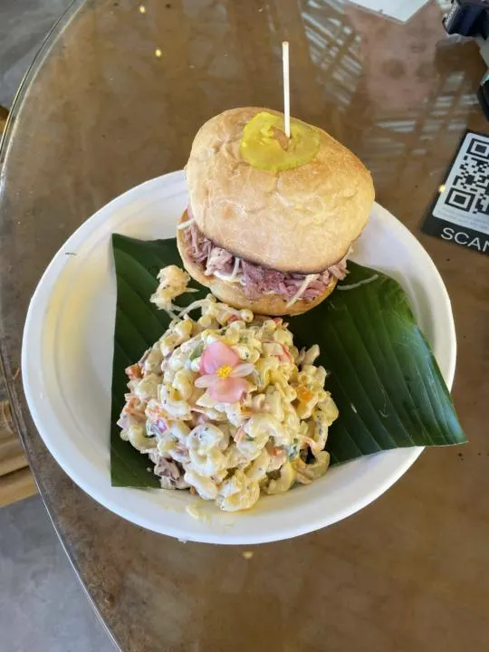 Hana Farms BBQ sandwich: One of the best restaurants in Maui