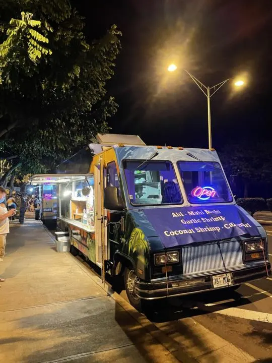 Food Trucks which are a great way to travel Maui On A Budget