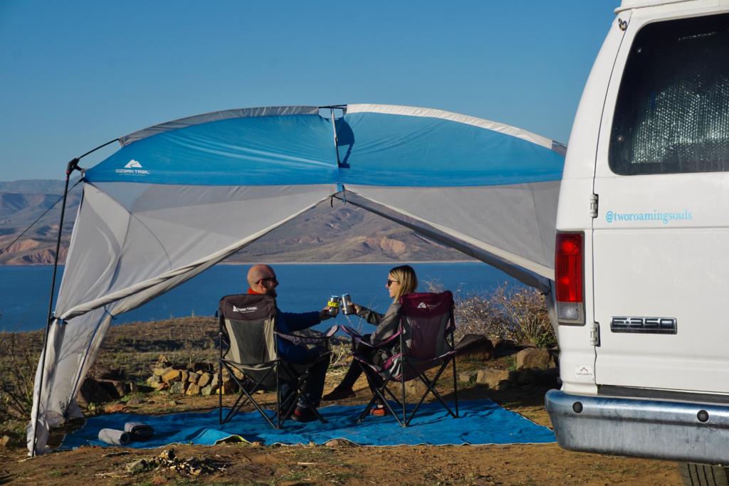 Cgear Sand Free Mat Review Expand Your Camper Van Outdoor Living Space Tworoamingsouls