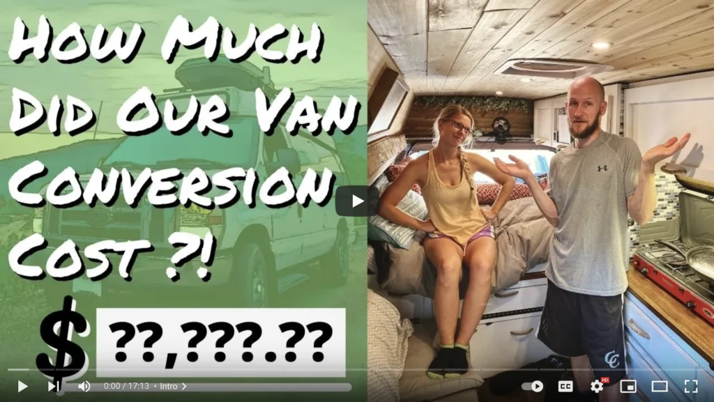 How Much Did Our Van Conversion Cost Youtube Thumbnail
