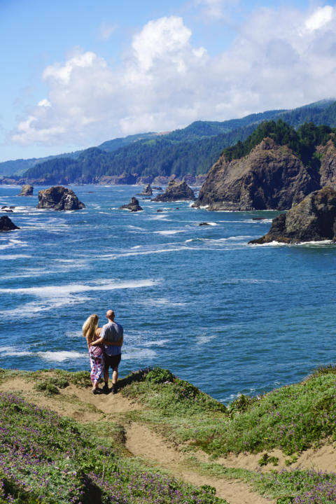 Indian Sands Trail is one of the most beautiful hikes in Oregon on the Samuel H. Boardman State Scenic Corridor.
