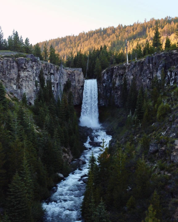 Tumalo Falls which is one of the top things to do in Bend, Oregon
