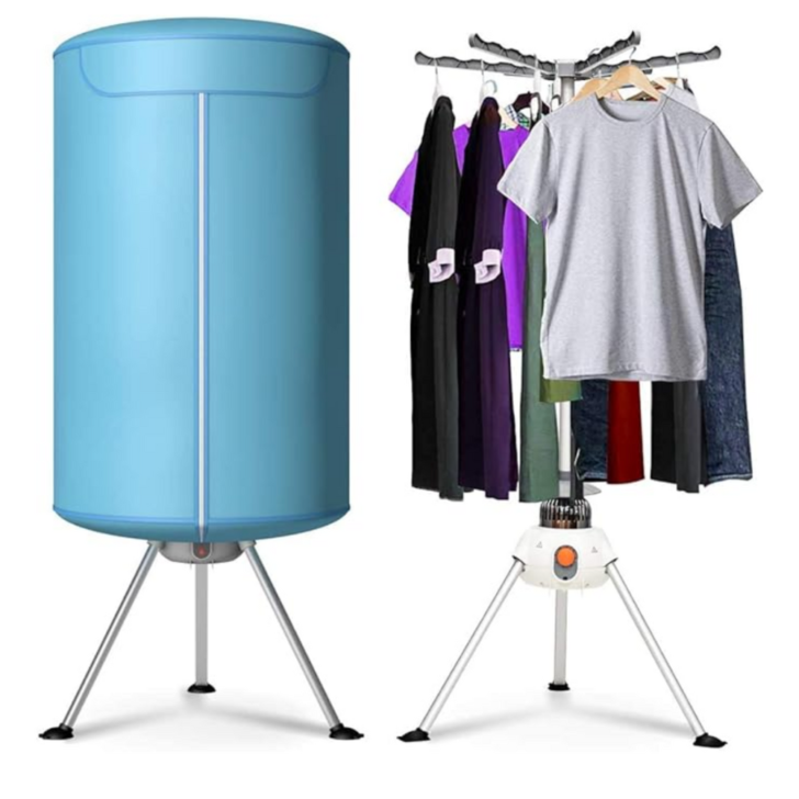  COSTWAY Portable Clothes Dryer, Ventless Laundry Dryer, Hot Drying Machine with Heater for Home & Dorms 