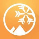 The Open Snow App Logo, one of the best free weather apps for vanlife.