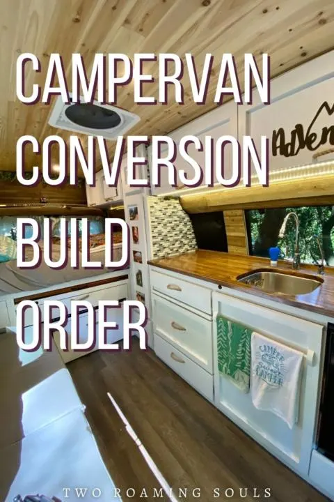 Campervan Conversion Build Order