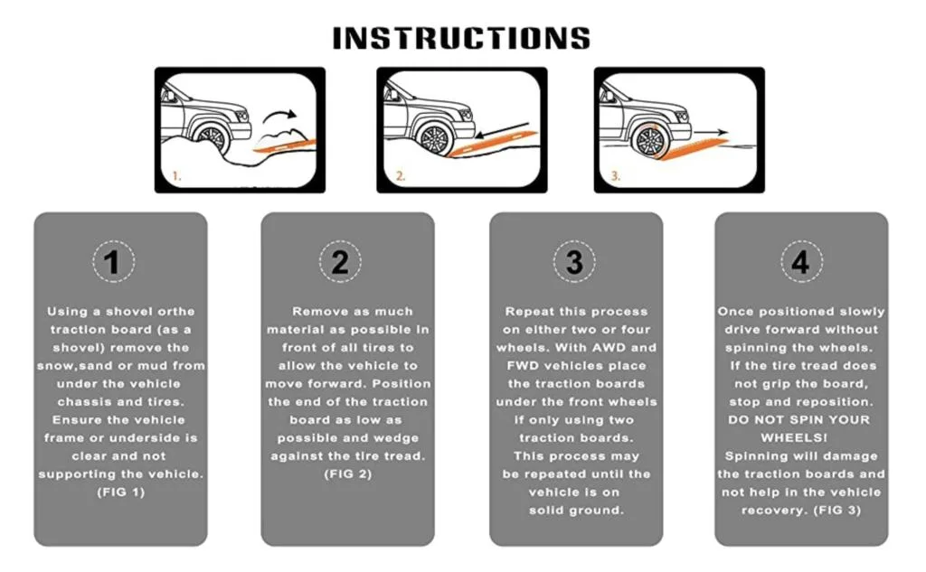 X-Bull Traction Boards Instructions