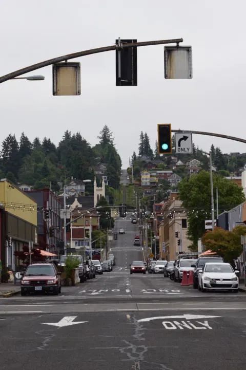 a street view from Astoria, Oregon