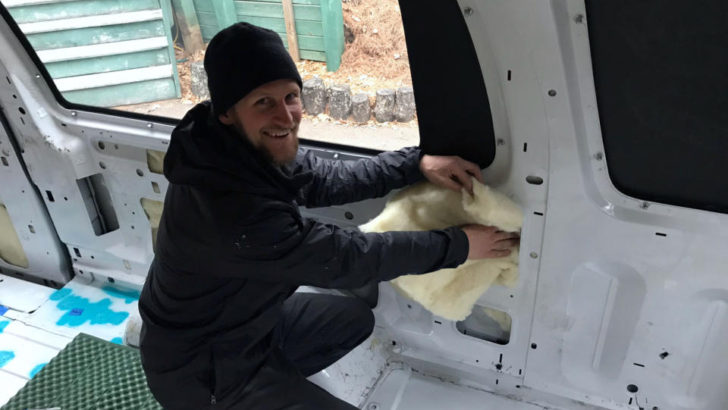 Insulating a campervan