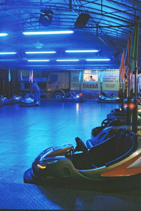 ice bumper cars is one of the best winter activitiy alternatives when looking for what to do in Vail Besides Ski
