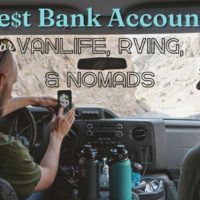 best bank accounts for vanlife, RVing, and Nomads