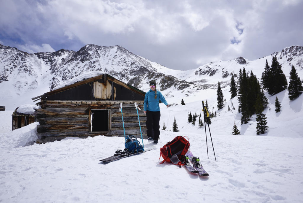 Mayflower Gulch is a great alpine ski touring location in Vail for beginners 