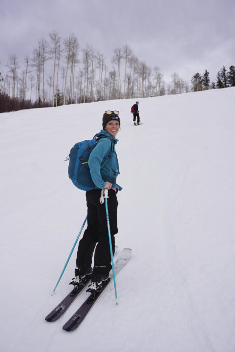 Arrowhead is one of the best alpine ski touring spots in Vail Colorado.
