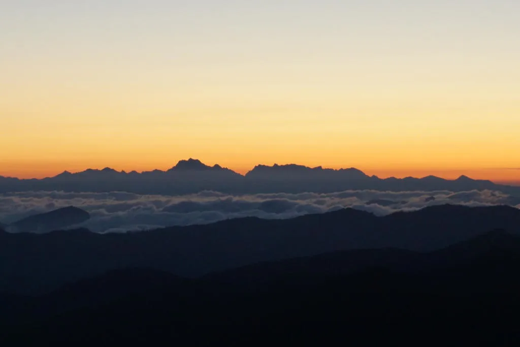 Mount Fremont Lookout cloud inversion