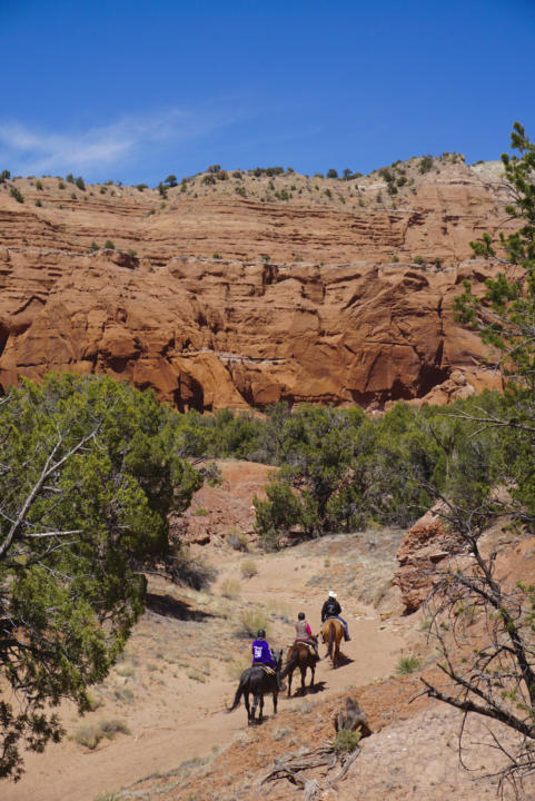 Guided Horseback Riding Tours in Kodachrome Basin State Park